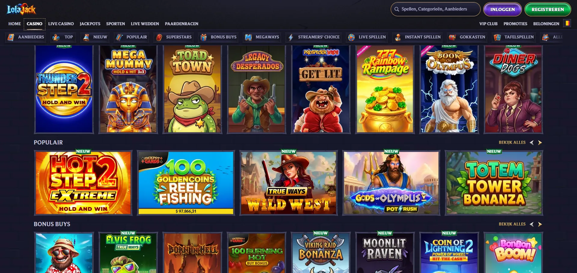 Lolajack Casino Inloggen